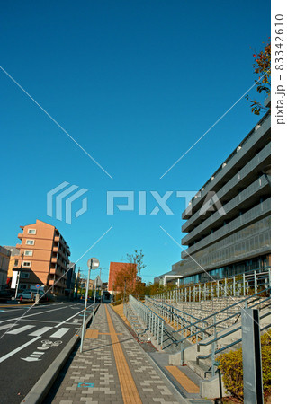 水戸市役所庁舎と周辺の街並み 水戸市役所庁舎と周辺の街並み 83342610