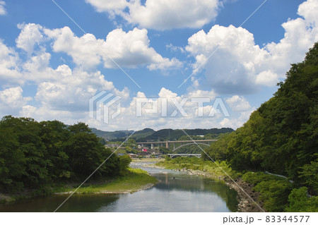 【相模原市】相模川の風景 【相模原市】相模川の風景 83344577
