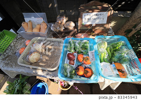 農家の無人販売所 野菜の直売所 生産者直売 新鮮野菜 農家の無人販売所 野菜の直売所 生産者直売 新鮮野菜 83345943