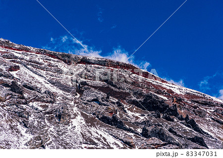 （静岡県）富士山　宝永第一火口縁・崩落部 83347031