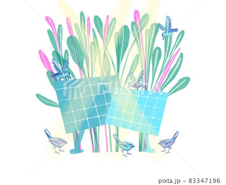 Hand drawn conceptual art on ecology. Watercolor illustration of solar panel. 83347196