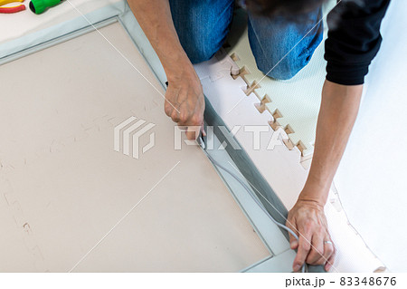 網戸の張替え　DIY 83348676