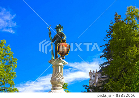The fountain St Florian on Alter Markt in Salzburg. Austria 83352056