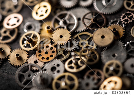 many parts of mechanical wristwatch many parts of mechanical wristwatch 83352364