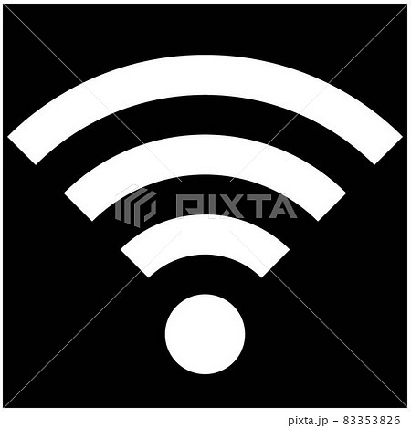 Wi Fiワイファイのイラスト素材 3536