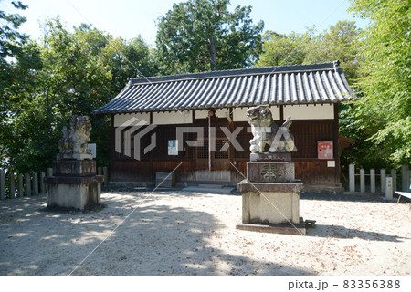 太子道　孝霊神社　拝殿　奈良県田原本町黒田 83356388