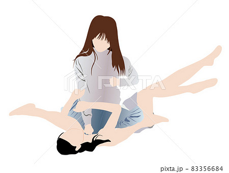 マウントを取り合う女子達 83356684