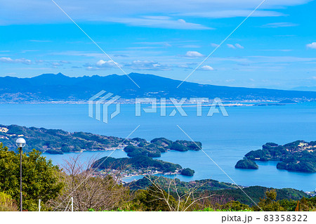 琴海赤水公園から大村湾の眺め　【長崎県西海市】 83358322