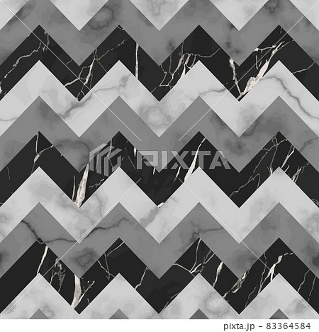 Black, Grey and White Marble Zig Zag Seamless Pattern Black, Grey and White Marble Zig Zag Seamless Pattern 83364584