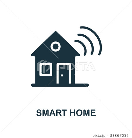 Smart Home icon. Monochrome sign from internet technology collection. Creative Smart Home icon illustration for web design, infographics and more 83367052