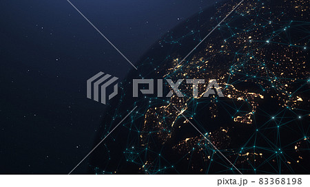 Global network concept. 83368198