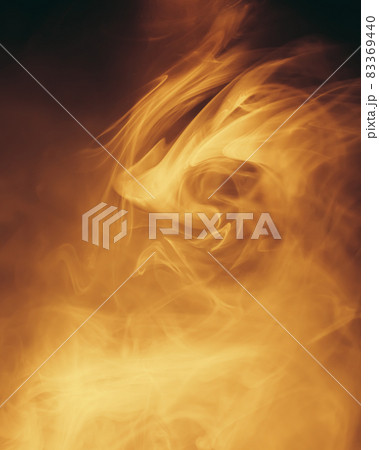 warm light in smoke background warm light in smoke background 83369440