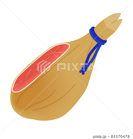 生ハム原木のイラスト 83370478