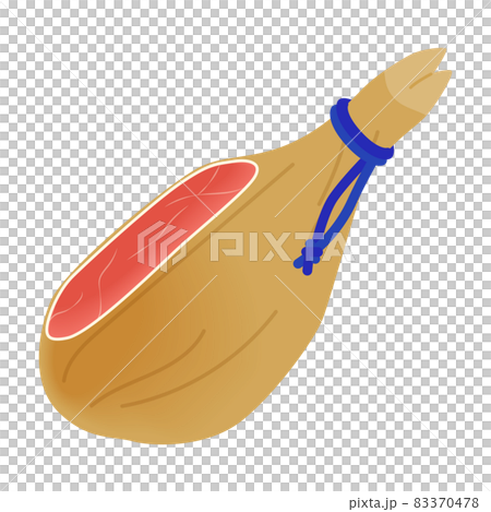 生ハム原木のイラスト 83370478