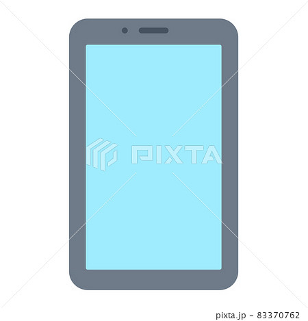 シンプルでかわいいスマホのイラストのイラスト素材