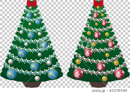 クリスマスツリー トナカイ・雪結晶ボール セット クリスマスツリー トナカイ・雪結晶ボール セット 83376599