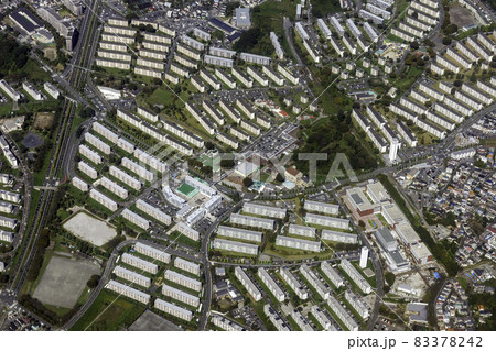 東京都の町田木曽住宅付近を空撮 東京都の町田木曽住宅付近を空撮 83378242