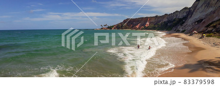 orange cliffs in Tabatinga Beach. Conde, Paraiba, Brazil orange cliffs in Tabatinga Beach. Conde, Paraiba, Brazil 83379598