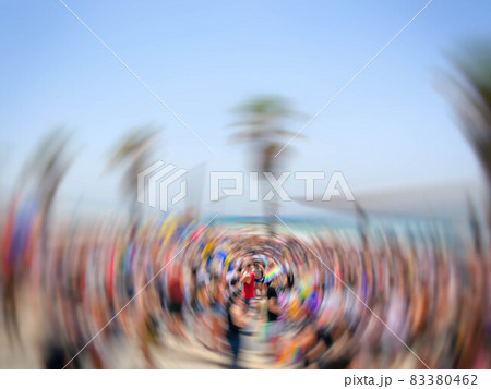 TEL AVIV, ISRAEL- JUNE 8, 2018: Gay Pride Parade in Tel Aviv, Israel. 83380462