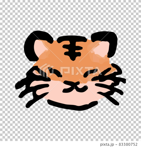 Tiger hand drawn illustration vector Tiger hand drawn illustration vector 83380752