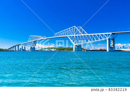 東京ゲートブリッジと富士山(若洲海浜公園より) 東京ゲートブリッジと富士山(若洲海浜公園より) 83382219