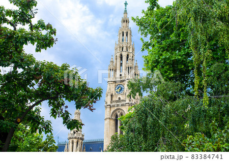 City Hall of Vienna Rathaus, Austria 83384741