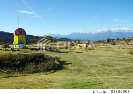 快晴の朝の光ヶ原高原 快晴の朝の光ヶ原高原 83386903