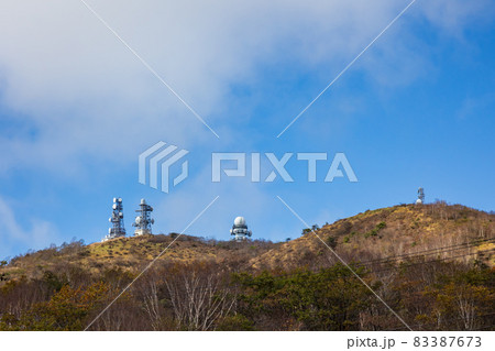 赤城山　小沼駐車場から見る地蔵岳 83387673