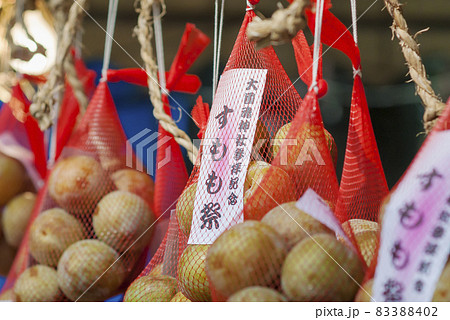 お祭り 　出店 　飴 　すもも　すもも祭　屋台 　縁日　大国魂神社　大國魂神社 83388402