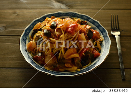 ラタトゥイユのパスタ 83388446