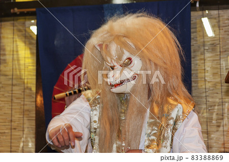 山車祭り　夏祭り　ハヤシ　白狐  狐  だしまつり 83388869