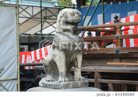 狛犬(阿形像)（大阪天満宮／大阪府大阪市北区） 83390080