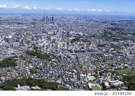 津田山駅周辺より二子玉川と都心を望む・2021撮影 津田山駅周辺より二子玉川と都心を望む・2021撮影 83390180