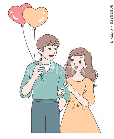 カップル 夫婦 二人 83391806