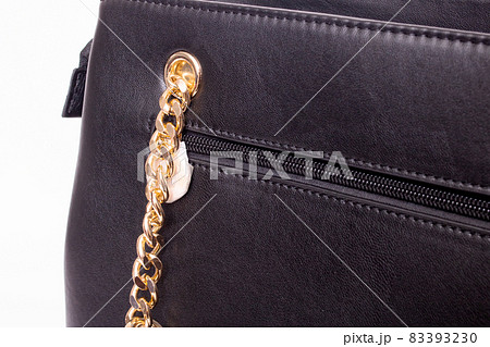 Black female handbag isolated on white background Black female handbag isolated on white background 83393230