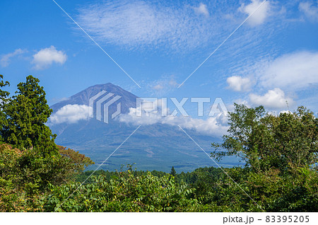白糸の滝から見た富士山 83395205