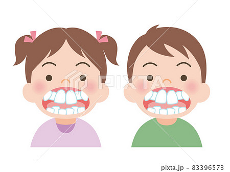 歯並びが悪い子供 歯並びが悪い子供 83396573