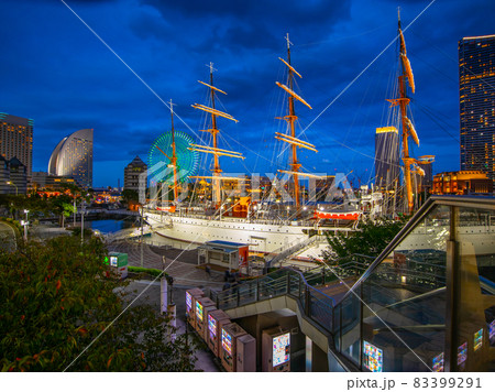 みなとみらい風景 夜景 みなとみらい風景 夜景 83399291