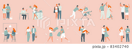 Couple In Love Set Couple In Love Set 83402740