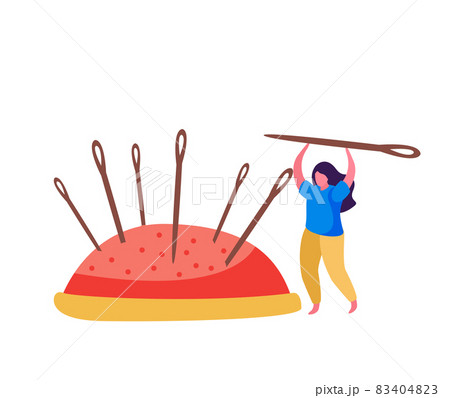 Pin Cushion Flat Composition 83404823