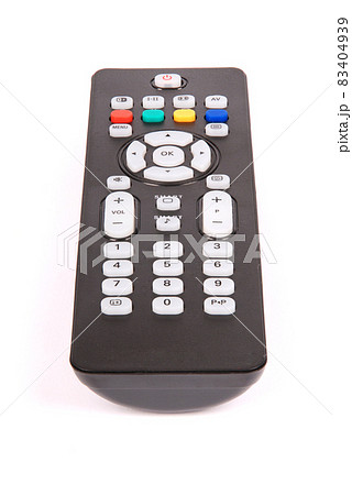 Black remote control for TV 83404939