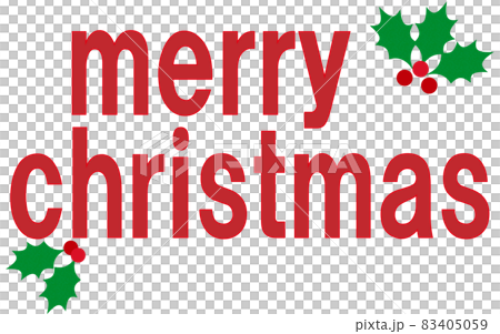 Christmas logo Merry Christmas 83405059