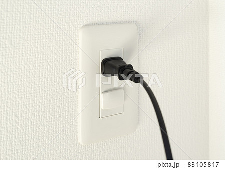コンセントの穴とコンセントカバーと電源プラグ 電気火災防止対策 壁コンセント 感電防止 コンセントの穴とコンセントカバーと電源プラグ 電気火災防止対策 壁コンセント 感電防止 83405847