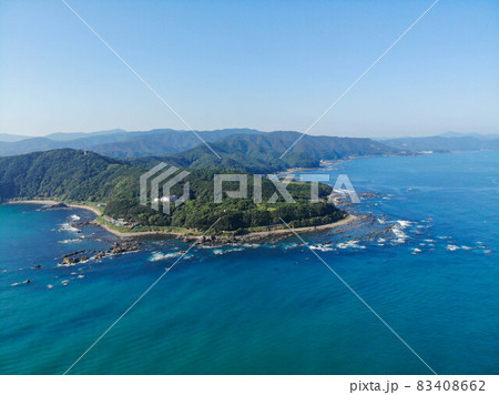 高知県黒潮町　伊の岬の風景 83408662
