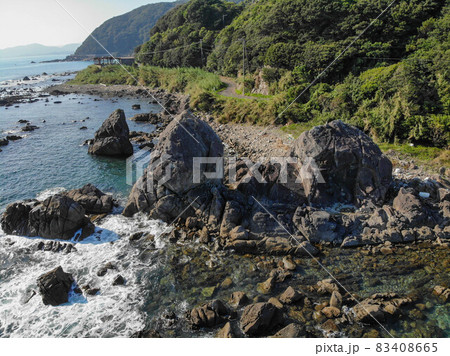 高知県黒潮町 伊の岬の風景 高知県黒潮町 伊の岬の風景 83408665