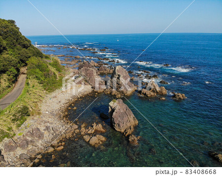 高知県黒潮町 伊の岬の風景 高知県黒潮町 伊の岬の風景 83408668