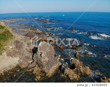 高知県黒潮町 伊の岬の風景 高知県黒潮町 伊の岬の風景 83408669