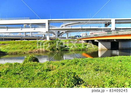 小机大橋、第三京浜道路/横浜港北Jct方面を望む(神奈川県横浜市)【2021.10】 小机大橋、第三京浜道路/横浜港北Jct方面を望む(神奈川県横浜市)【2021.10】 83409245