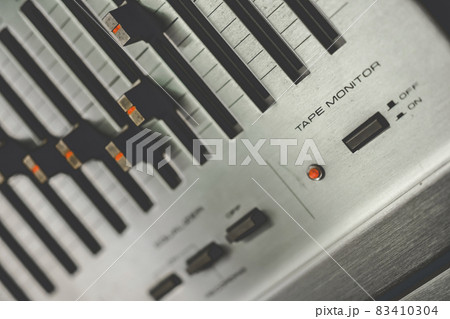 Vintage sound equipment, vintage color Vintage sound equipment, vintage color 83410304