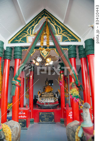 Por Ta Hin Chang Shrine, Chao Por Chang Shrine, also known as Por Ta Hin Chang Shrine. Sri Harimongkol is a shrine that enshrines sacred idols in Southern of Thailand. Por Ta Hin Chang Shrine, Chao Por Chang Shrine, also known as Por Ta Hin Chang Shrine. Sri Harimongkol is a shrine that enshrines sacred idols in Southern of Thailand. 83410443